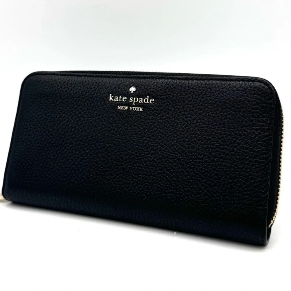 Kate Spade Leila Large Continental Wallet Black/Gold